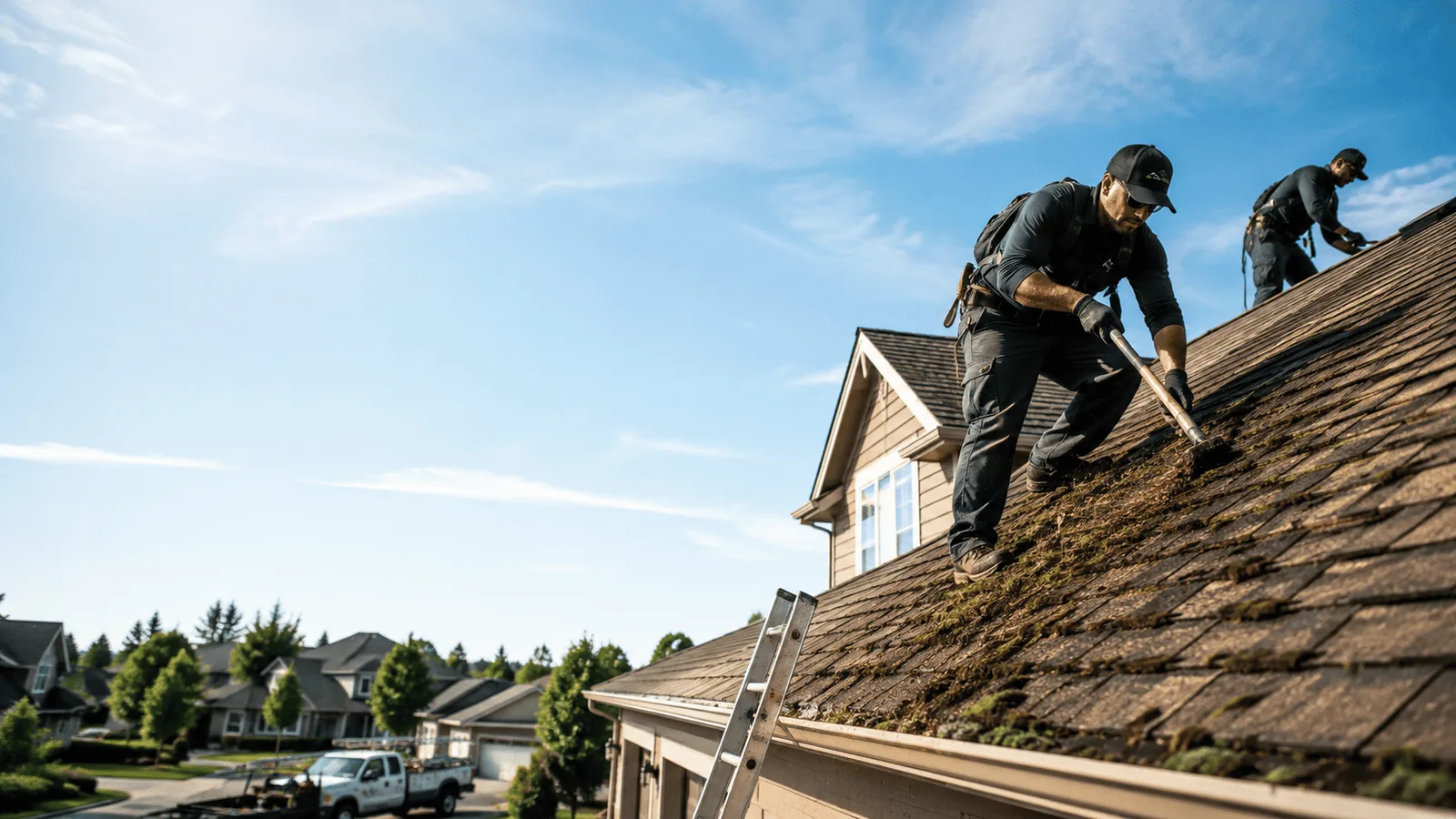 Roof Moss Removal in Underwood, IN near me